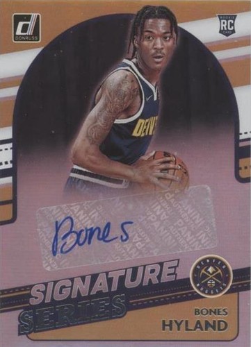 BONES HYLAND 2021-22 Panini Donruss Basketball ORANGE LASER