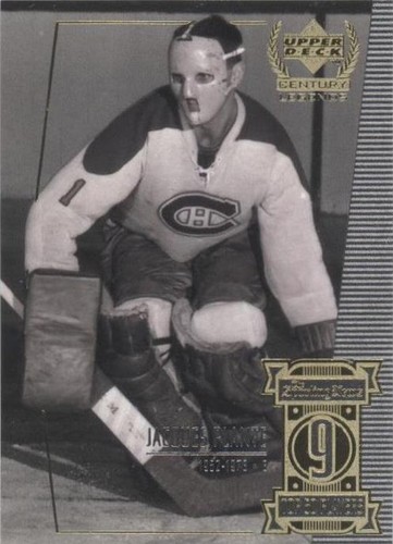 1999-00 Upper Deck Century Legends - Jacques Plante #9