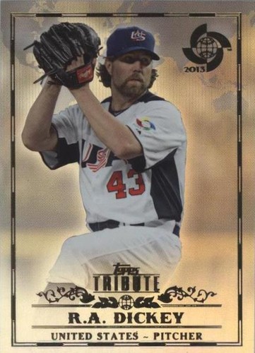 2013 Topps Tribute WBC - R. A. Dickey #80