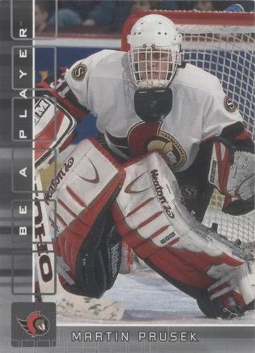 2001-02 In the Game Be A Player Memorabilia - Martin Prusek #437