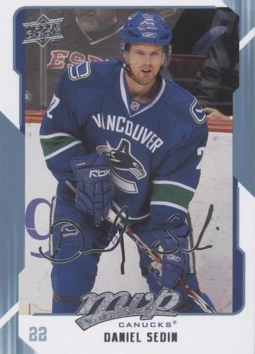 2008-09 Upper Deck MVP - Daniel Sedin #281
