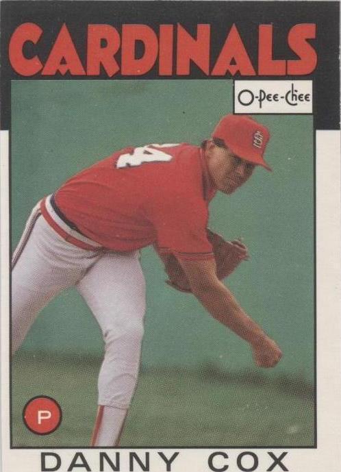 1986 O-Pee-Chee - Danny Cox #294
