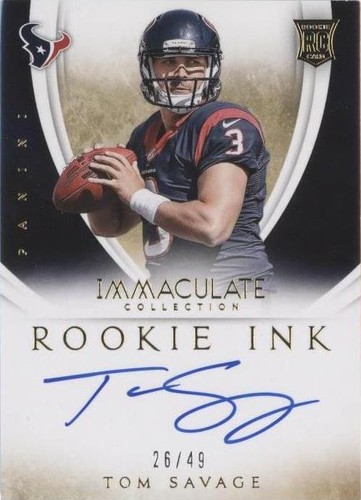 2014 Panini Immaculate Collection Tom Savage #24