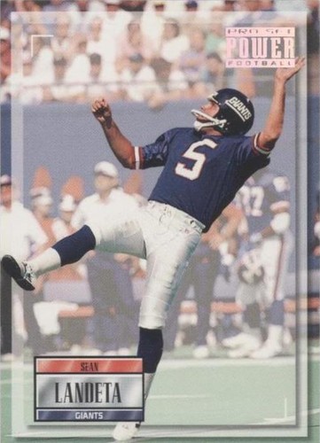 1993 Pro Set Power Sean Landeta #5