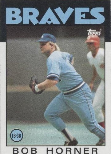 1986 Topps - Bob Horner #220