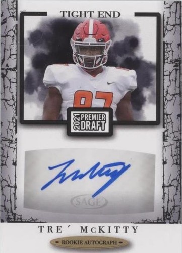 2021 Sage Premier Draft Tre' McKitty #A97