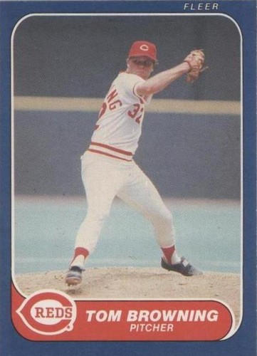 1986 Fleer - Tom Browning #173