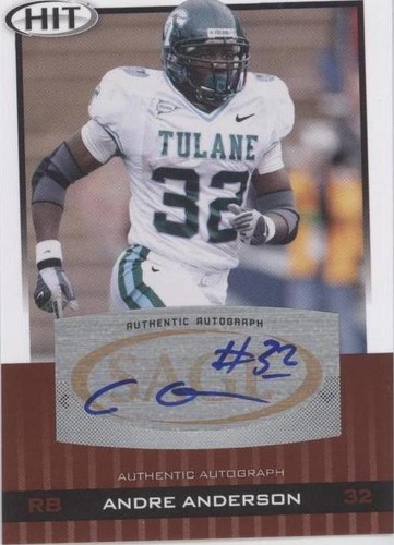 2010 SAGE Hit Andre' Anderson #A33