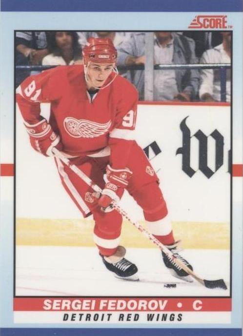 1990-91 Score Young Superstars - Sergei Fedorov #9