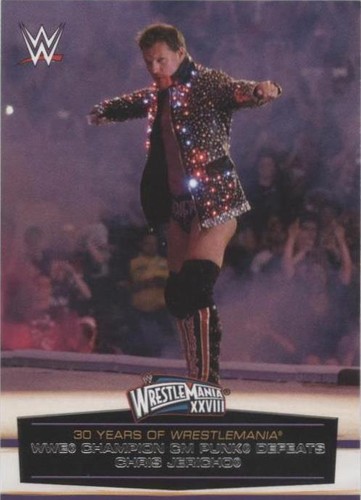 2014 Topps WWE Road to Wrestlemania - CM Punk Chris Jericho #55