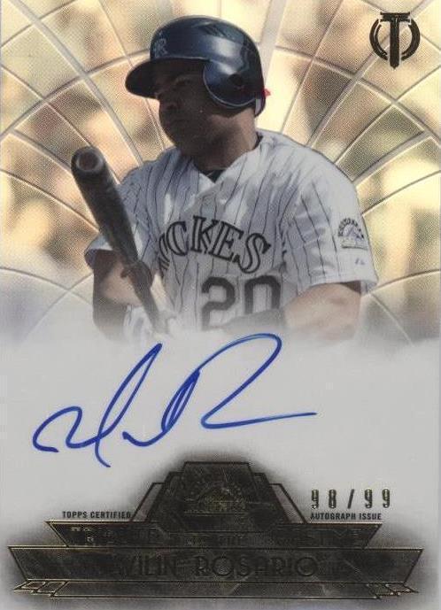 2014 Topps Tribute - Wilin Rosario #TPT-WR