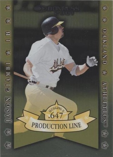 2001 Donruss - Jason Giambi #PL-26