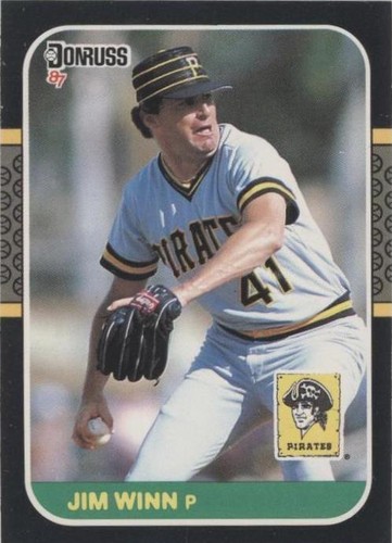 メジャーリーガー Jim T バット付きカード 1987 Topps Jim Winn #262 (EX) | eBay