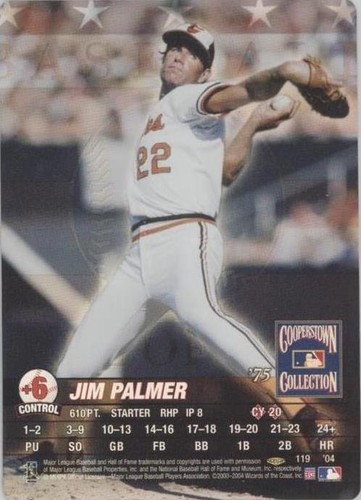 2004 MLB Showdown Pennant Run - Jim Palmer #119