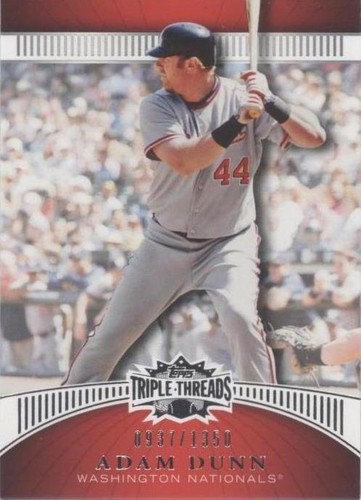 2010 Topps Triple Threads - Adam Dunn #40