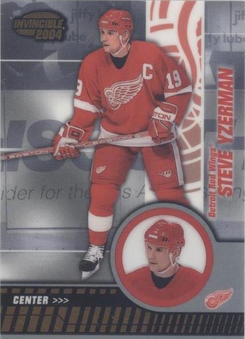 2003-04 Pacific Invincible - Steve Yzerman #36
