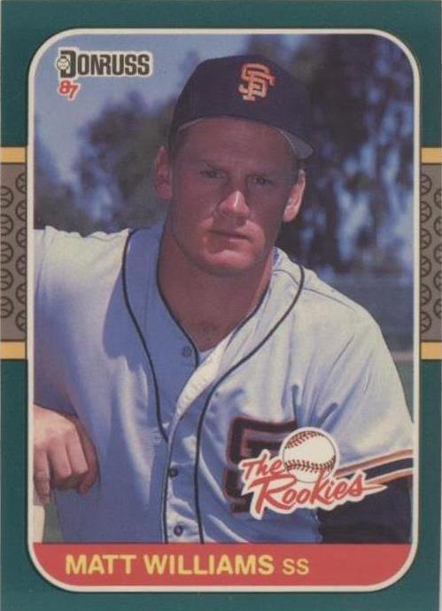 1987 Donruss дебютанты - Мэтт Уильямс #45