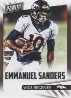 2015 Panini NFL Player of the Day Emmanuel Sanders #9