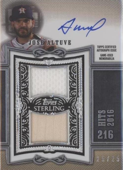 2020 Topps Sterling - Jose Altuve #SWAR-JAL