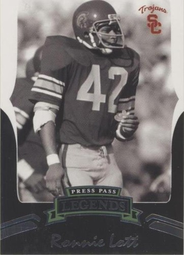 2006 Press Pass Legends Ronnie Lott #86