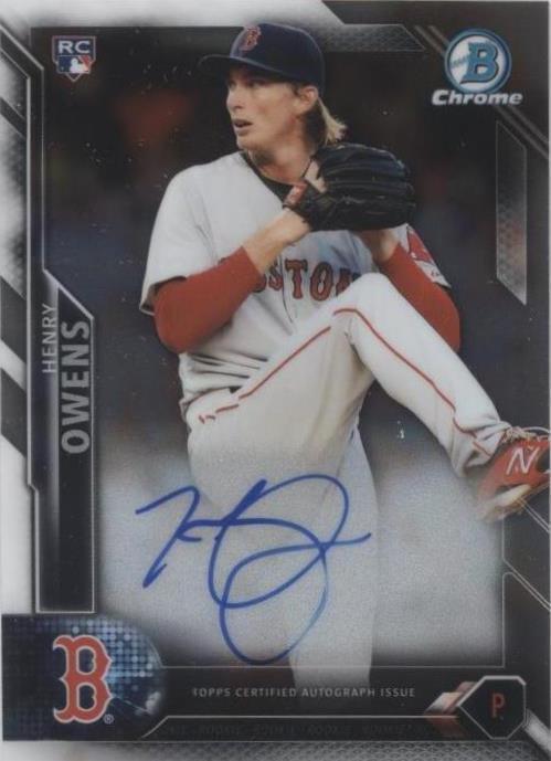 2016 Bowman - Henry Owens #CRA-HOW