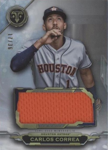 2019 Topps Triple Threads - Carlos Correa #SJR-CCO3