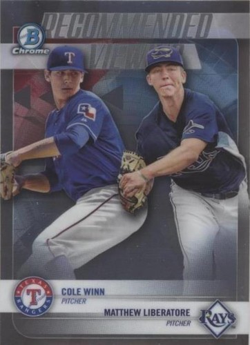 2018 Bowman Draft - Cole Winn Matthew Liberatore #RV-WL