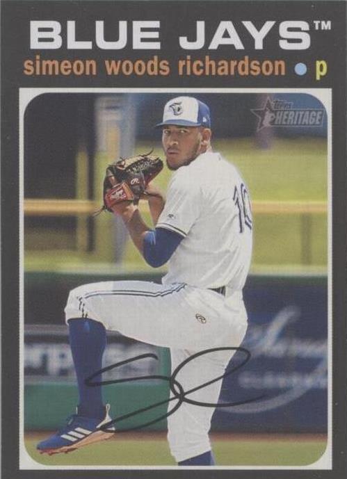 2020 Topps Heritage Minor League Edition - Simeon Woods Richardson #33