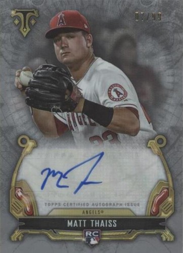 2020 Topps Triple Threads - Matt Thaiss #RAC-MT