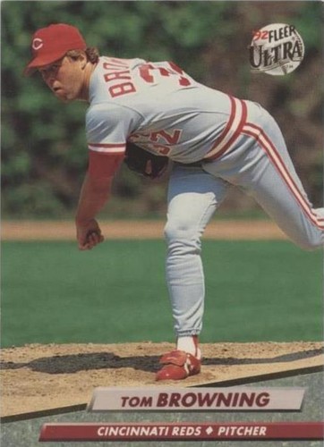 1992 Fleer Ultra - Tom Browning #186