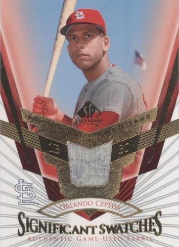 2004 SP Legendary Cuts - Orlando Cepeda #SS-OC