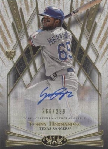 2022 Topps Tier One - Yonny Hernandez #BOA-YHE