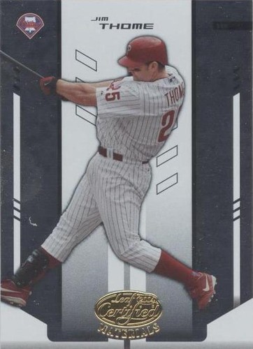 2004 Leaf Certified Materials - Jim Thome #98