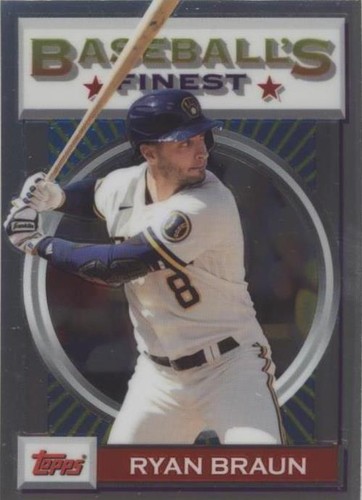 2020 Topps Finest Flashbacks - Ryan Braun #181