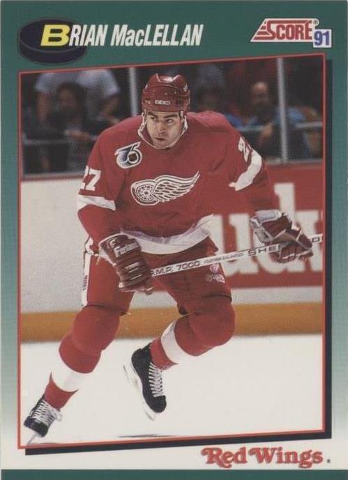 1991-92 Score Rookie and Traded - Brian MacLellan #32T