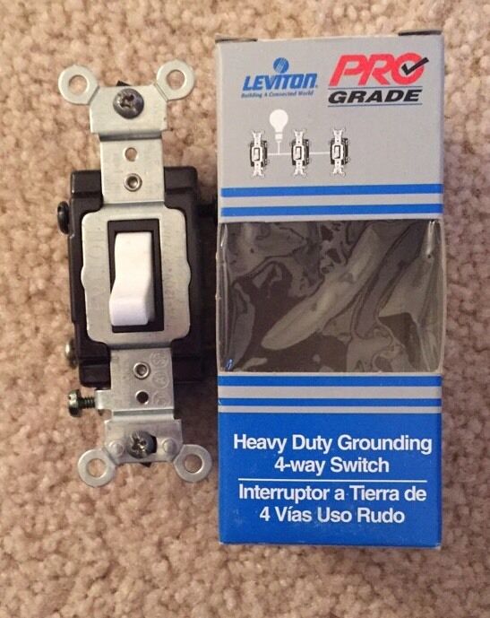 Leviton Heavy Duty Grounding 4-way Switch  Cs415-2w