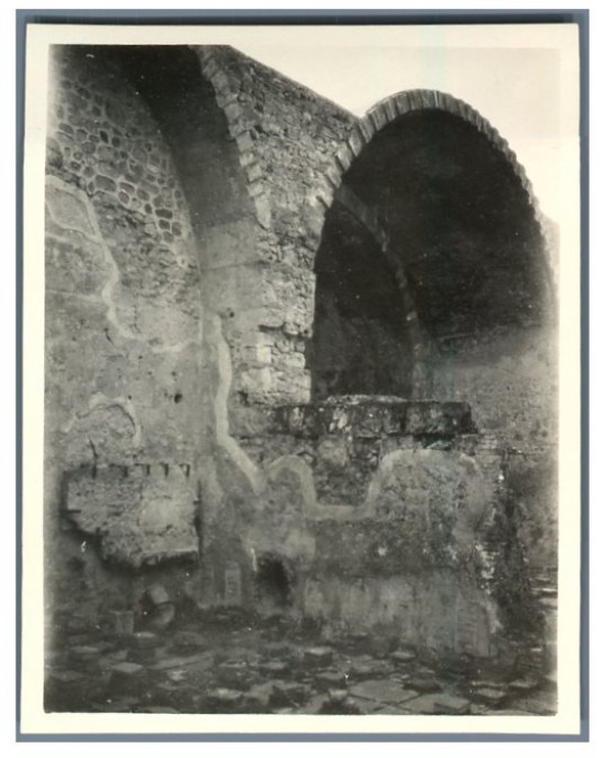 Italia, Pompei, Terme Stabiane Vintage Silver Print. Bains De Vapeurs  Tirage 