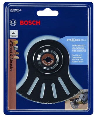 Bosch OSM400LG Starlock Max Oscillating Multi-Tool Segmented Grout Blade