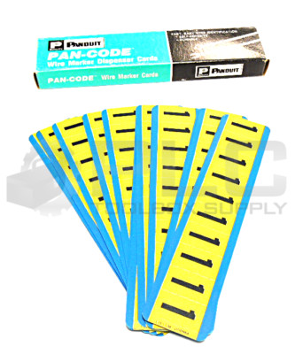 BOX OF 13 NEW PANDUIT PCL100-1 MARKER LABEL