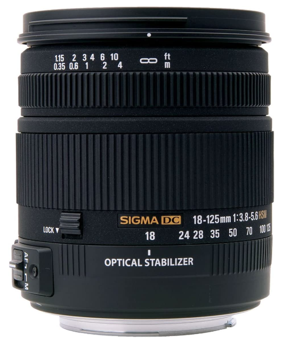 Sigma 18-125mm F3.8-5.6 DC OS HSM for Nikon 85126853556| eBay