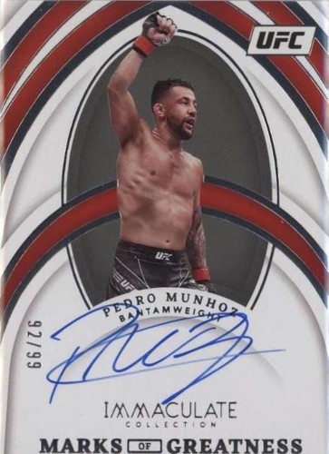 2022 Panini Immaculate Collection UFC - Pedro Munhoz #MG-PMZ