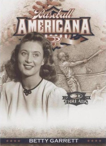 2008 Donruss Threads - Betty Garrett #BA-33