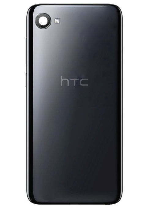 Original HTC Desire 12 Akkudeckel Backcover Schwarz Akzeptabel (Ohne Kameraglas