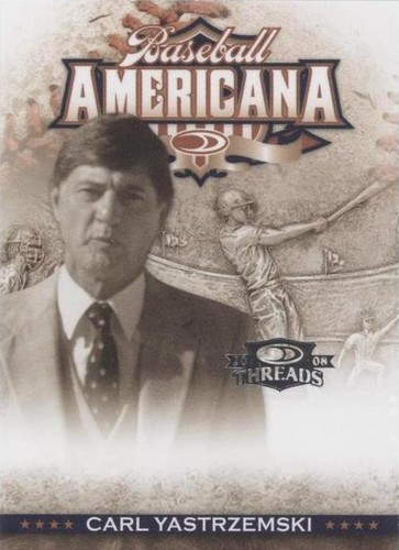 2008 Donruss Threads - Carl Yastrzemski #BA-43