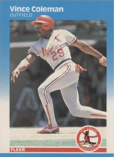 1987 Fleer - Vince Coleman #290
