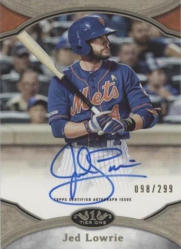 2020 Topps Tier One - Jed Lowrie #PPA-JL