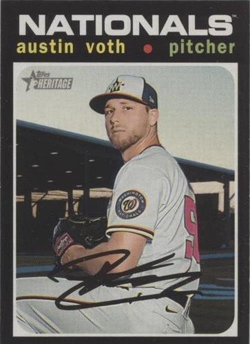 2020 Topps Heritage High Number - Austin Voth #695