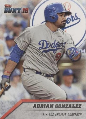 2016 Topps Bunt - Adrian Gonzalez #92