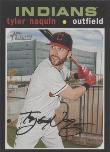 2020 Topps Heritage - Tyler Naquin #147