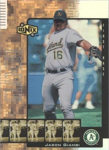 2000 Upper Deck Ionix - Jason Giambi #R6